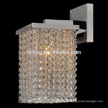 Single K9 crystal lamps kitchen wall mounted